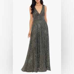 Betsy & Adam Metallic Gown